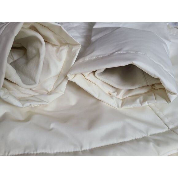 Banana Republic|White Hooded Down Winter Coat, SMALL - Picture 7 of 10